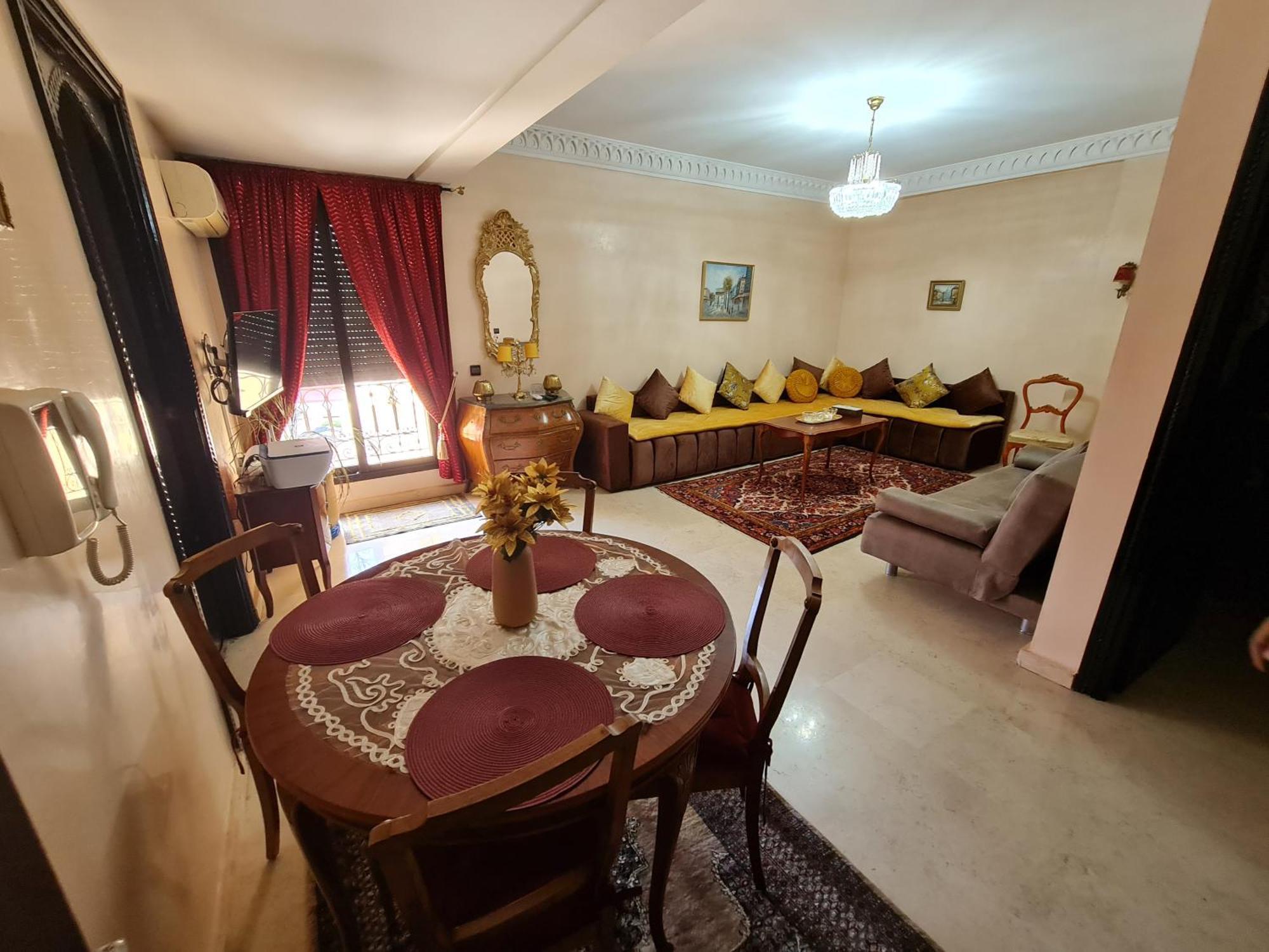 Luxury Apartment 2 In The Heart Of Gueliz, Wifi, Pool Marrakesh Luaran gambar